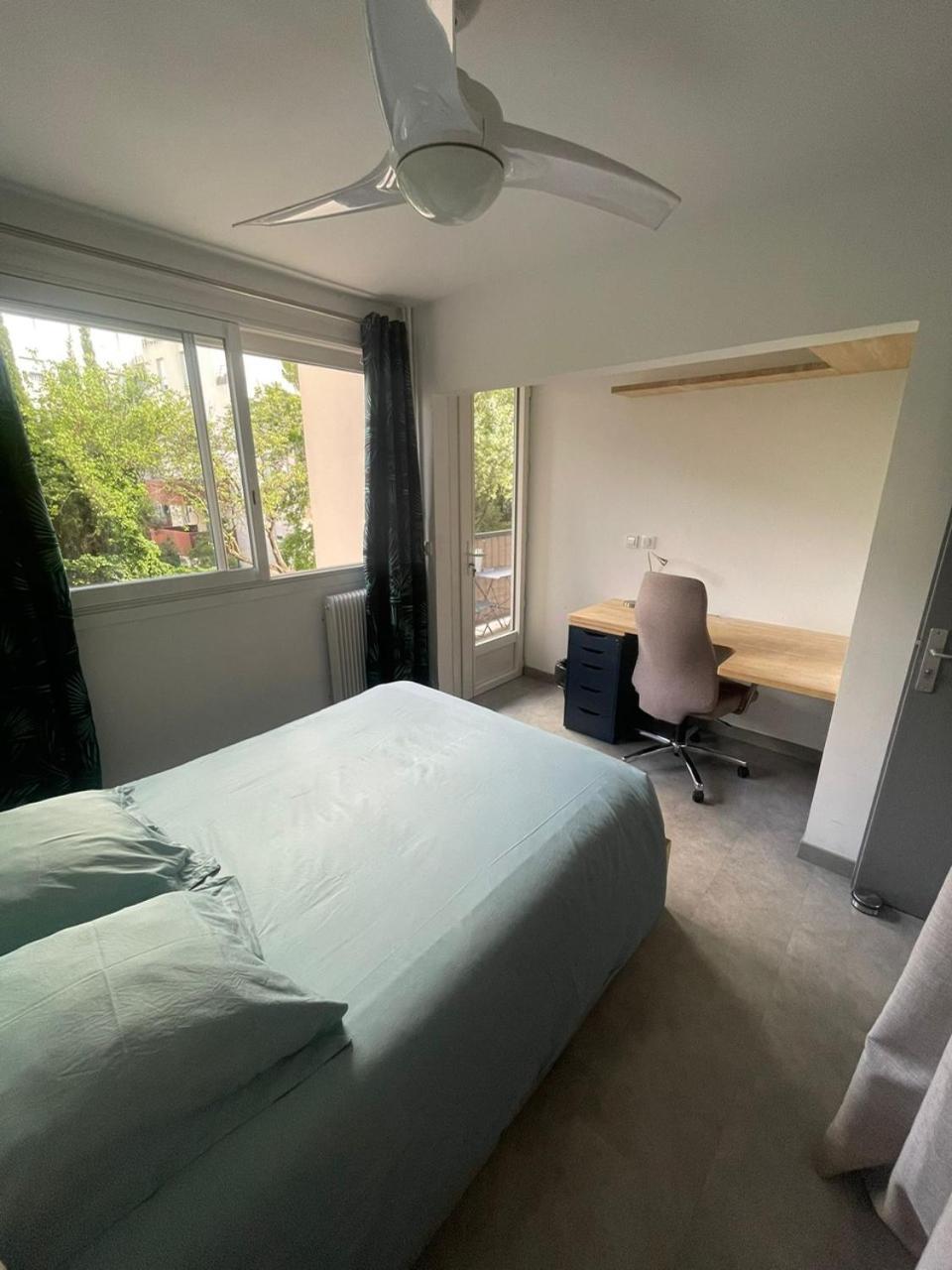 Chambre Avec Salle D'Eau Privee Dans Appartement Partage 200 M Du Tram Montpellier Kültér fotó